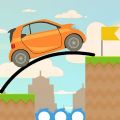 画线桥梁拯救汽车(draw bridge...