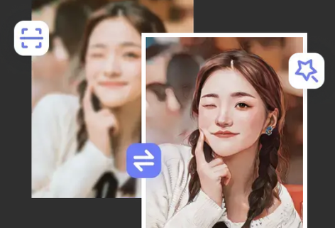 一键实现照片变漫画效果