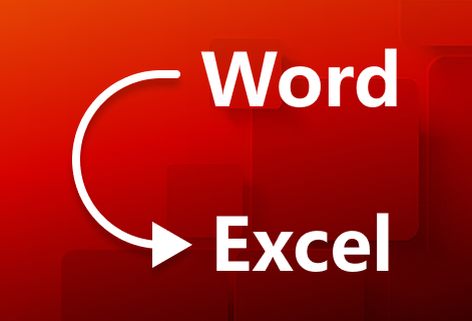 将word转换成Excel进行编辑