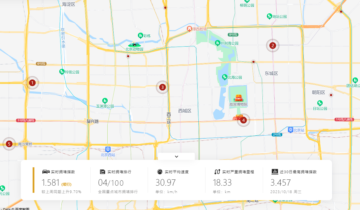 城市道路实时拥堵情况查看-道路拥堵情况查询平台