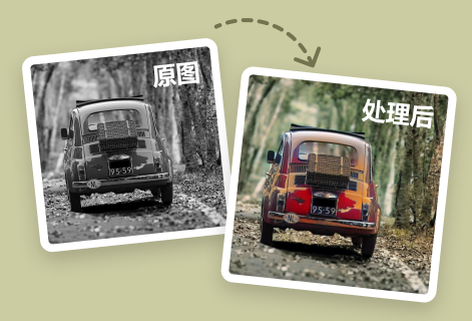 用鲜艳的色彩为旧照片上色