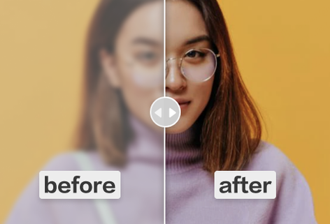 对图像中模糊人脸进行还原