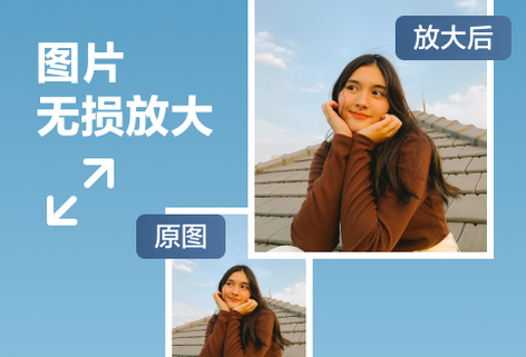 图片放大的同时依然保持清晰度