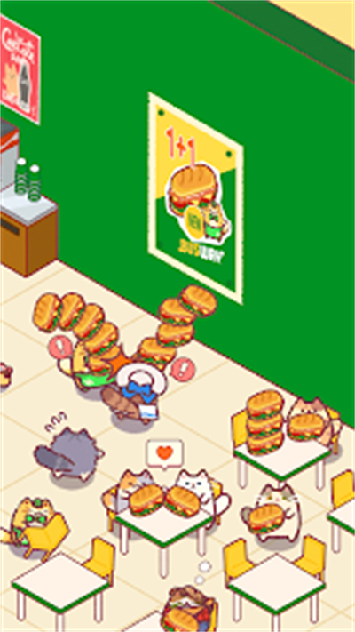 猫咪小吃店无限金币钻石版