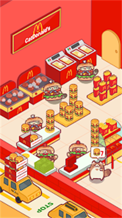 猫咪小吃店无限金币钻石版