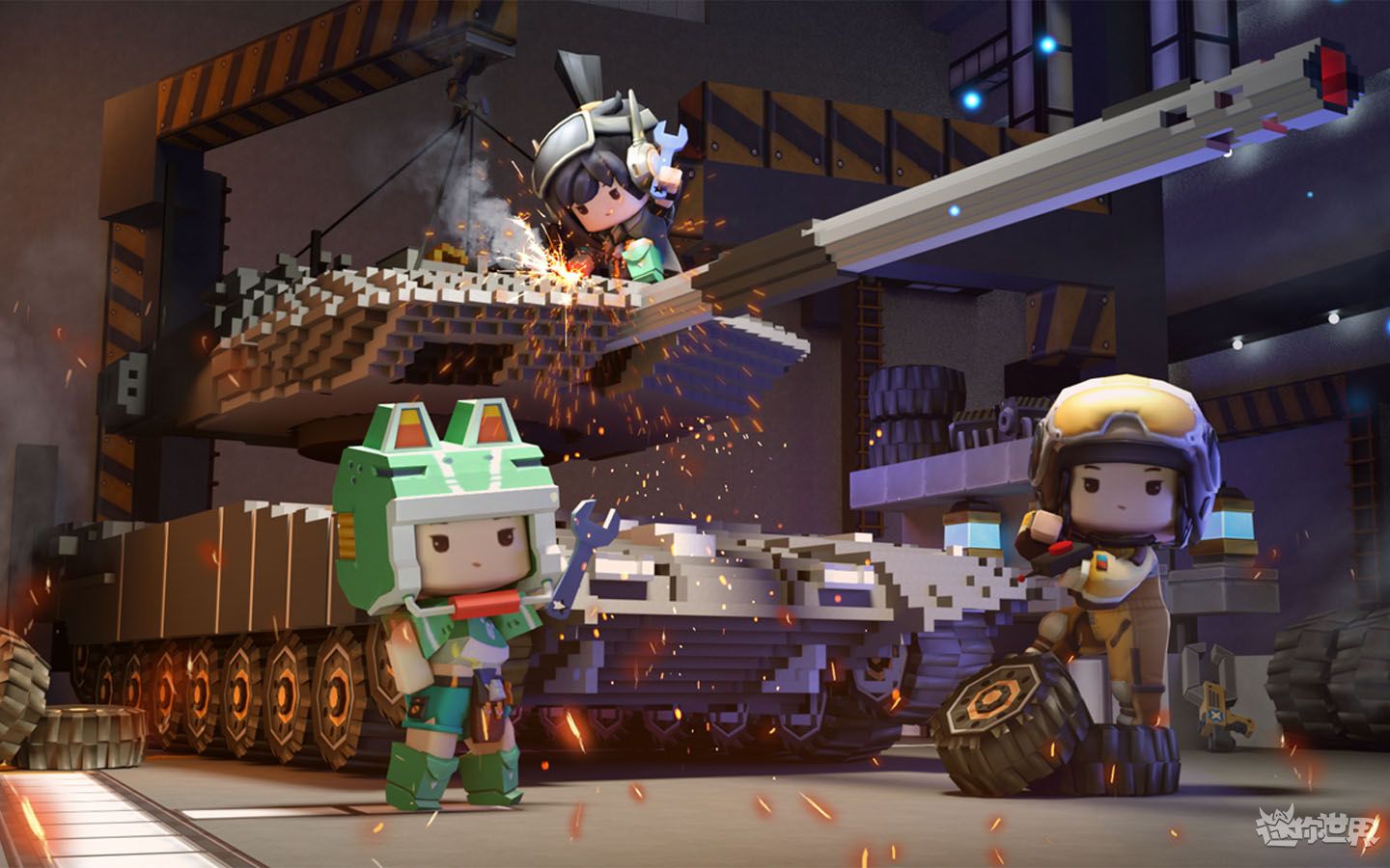 迷你世界如何制作透明玻璃块