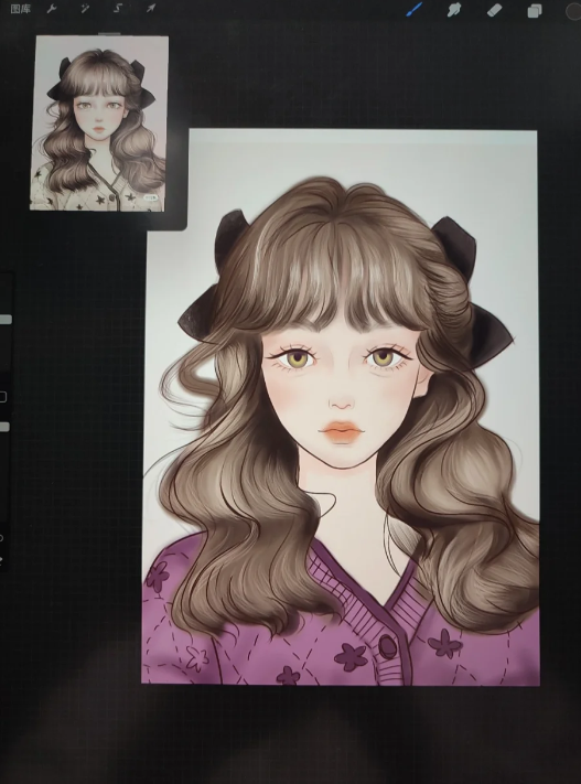 procreate如何导入图片临摹-procreate导入图片临摹的步骤