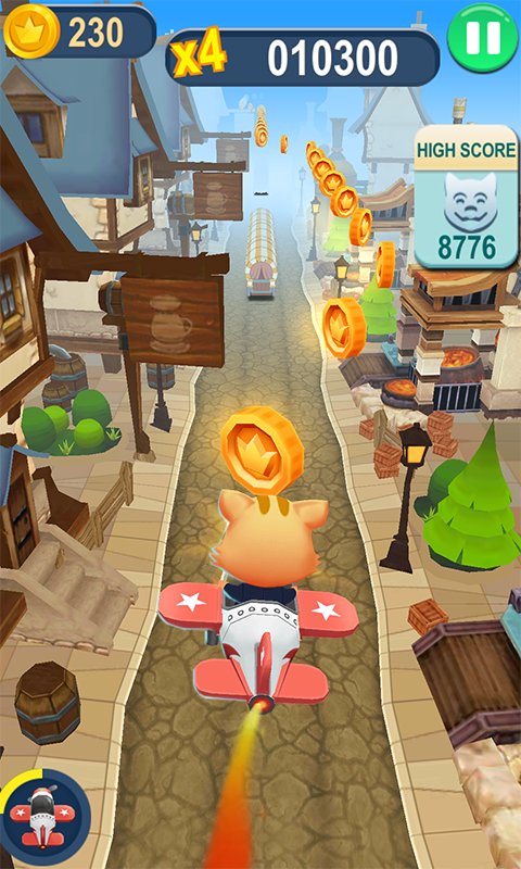 小猫冲刺无限金币钻石版