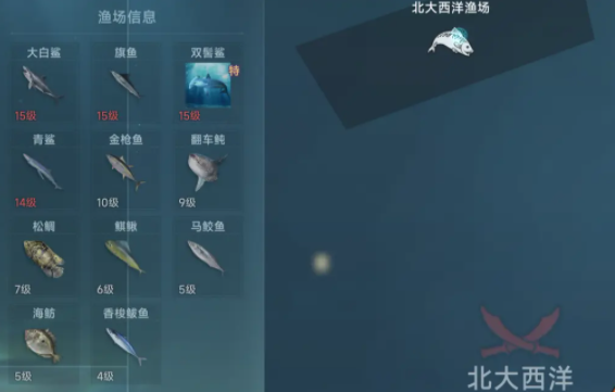 大航海时代传说渔场鱼类怎么分布-大航海时代传说渔场鱼类分布位置攻略