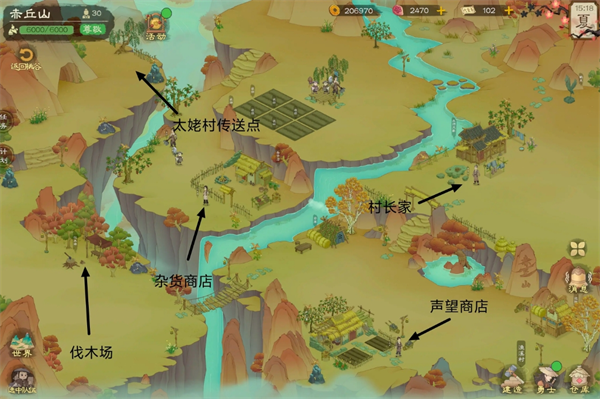 桃源记2地图资源怎么找-桃源记2地图资源点位及商人点位一览