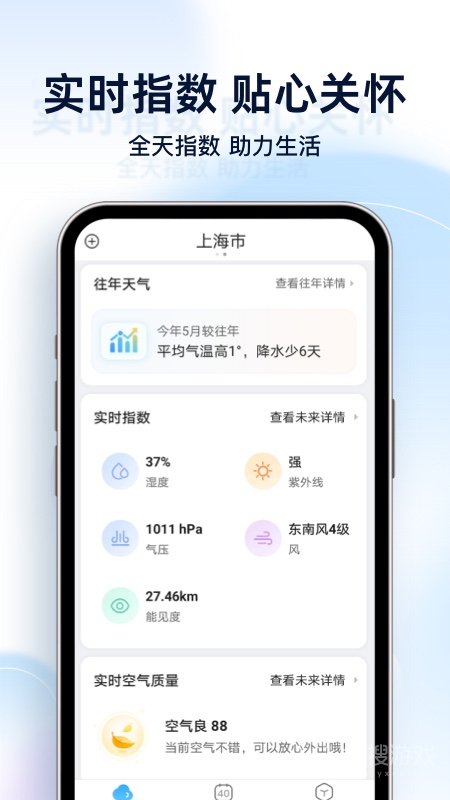 天气预报星