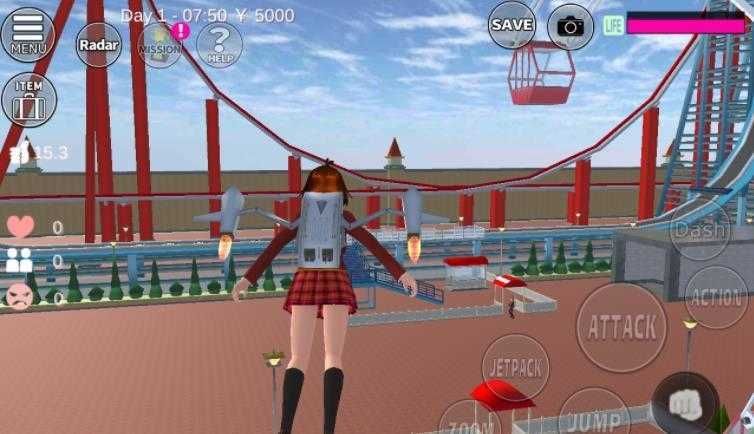 樱花校园模拟器无广告衣服全解锁中文版
