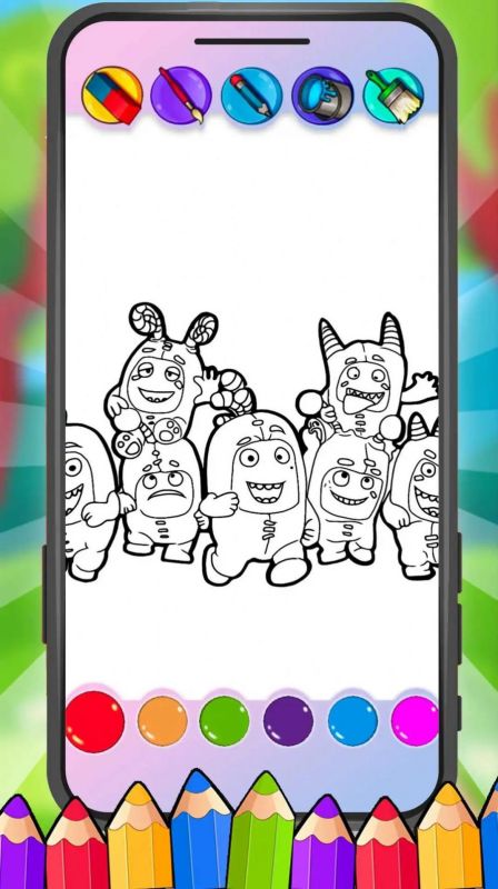 奇数涂色（Oddbods Coloring Game）