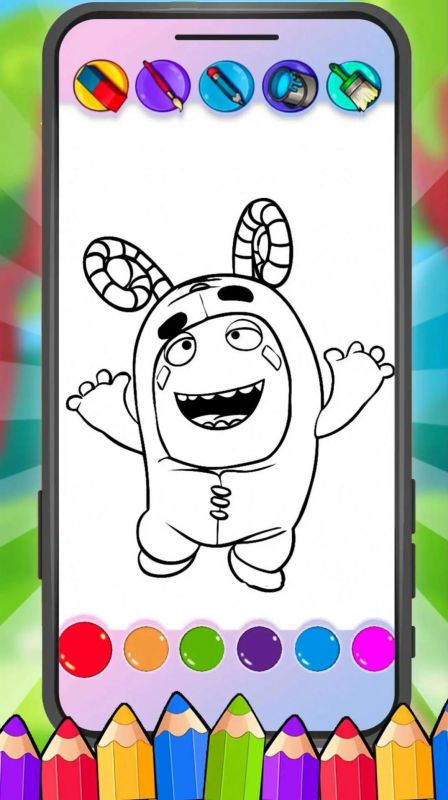 奇数涂色（Oddbods Coloring Game）