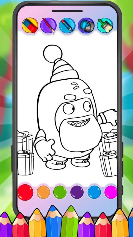 奇数涂色（Oddbods Coloring Game）