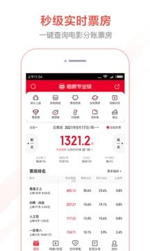 猫眼专业版实时票房
