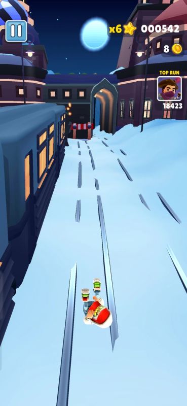 地铁跑酷国际服雪地版(Subway Surf)
