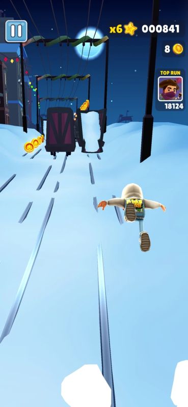 地铁跑酷国际服雪地版(Subway Surf)