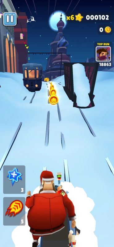 地铁跑酷国际服雪地版(Subway Surf)