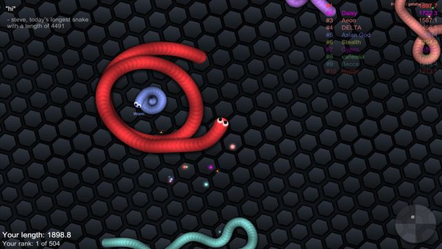 蛇蛇大作战(slither.io)