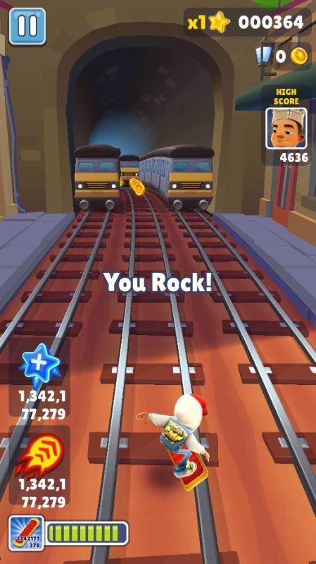 地铁跑酷国际服无限跳跃(Subway Surf)