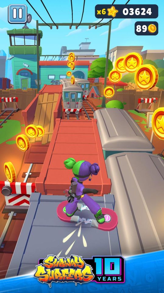 地铁跑酷186个角色全解锁版(Subway Surf)
