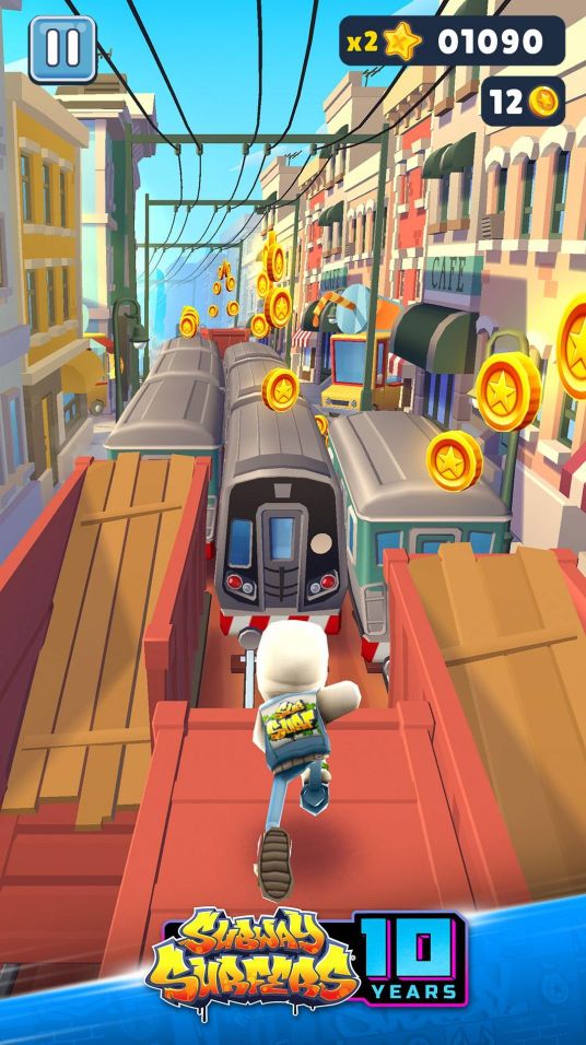 地铁跑酷186个角色全解锁版(Subway Surf)