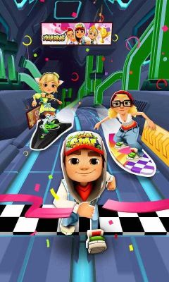 地铁跑酷空间站内置功能菜单(Subway Surf)