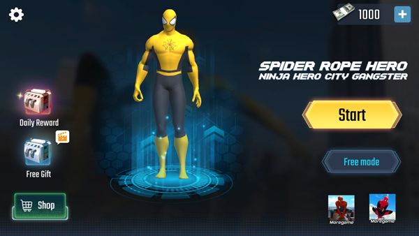 蜘蛛侠英雄横扫纽约(Spider Rope Hero)