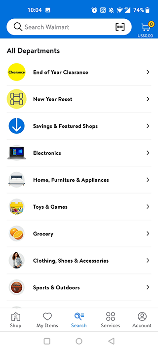 沃尔玛网上超市app(Walmart)