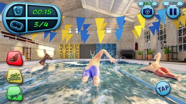 游泳比赛模拟器(Water Pool Race)