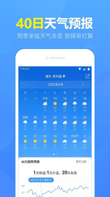 精准15日天气预报