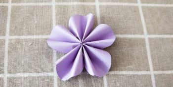 手工折纸花教程