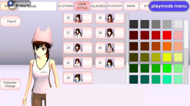 樱花校园内置MOD菜单英文(SAKURA SchoolSimulator)
