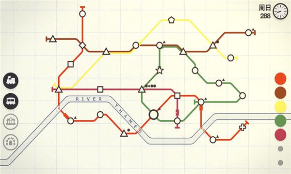 迷你地铁全地图(Mini Metro)