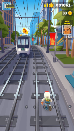 地铁跑酷调速版本(Subway Surf)