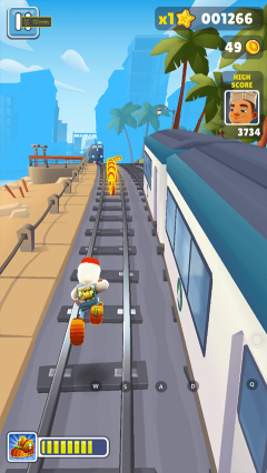 地铁跑酷调速版本(Subway Surf)