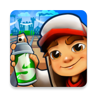 地铁跑酷0金币解锁所有人物滑板(Subway Surf)