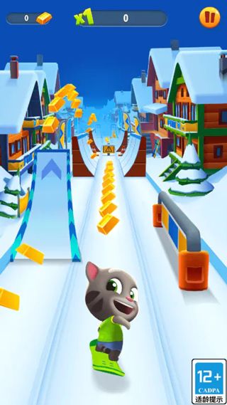 汤姆猫跑酷鞭炮版免广告(Talking Tom Gold Run)