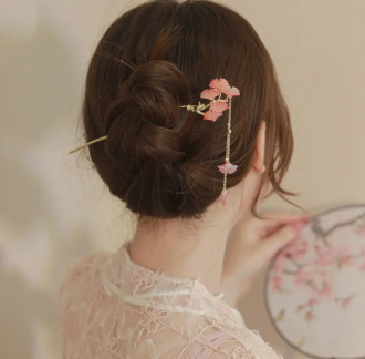 发簪教程新手入门篇盘发