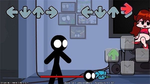 周五夜放克火柴人小黑模组(Stickman Vs Friday Night Funkin)