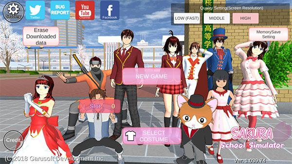 樱花校园模拟器追风汉化内置菜单(SAKURA SchoolSimulator)