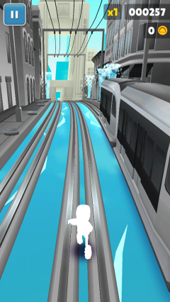 地铁跑酷黑白休斯顿(Subway Surf)