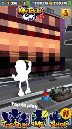 地铁跑酷白色杰克版本(Subway Surf)
