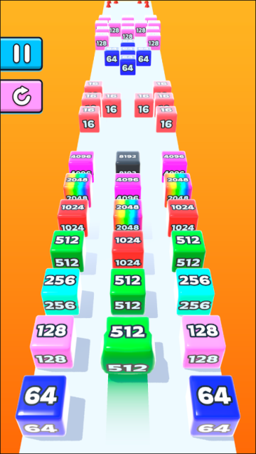 果冻快跑2048(Jelly Run 2048)