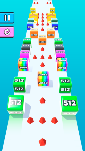 果冻快跑2048(Jelly Run 2048)