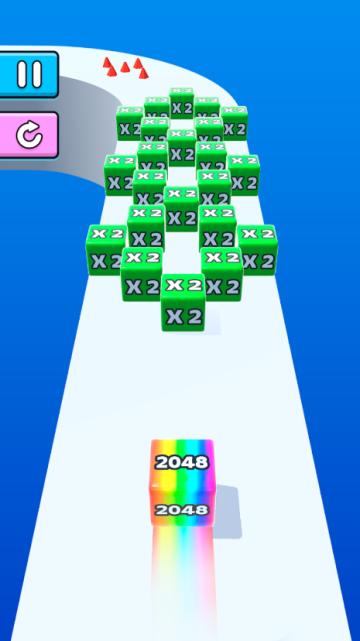 果冻快跑2048(Jelly Run 2048)