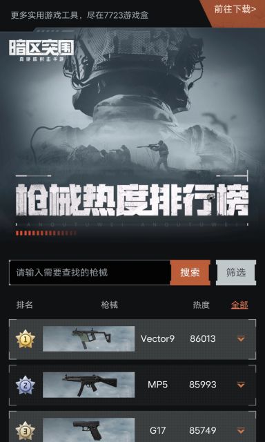 暗区突围枪械热度工具