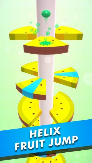 螺旋跳跃水果(Helix Jump Fruit 3d)