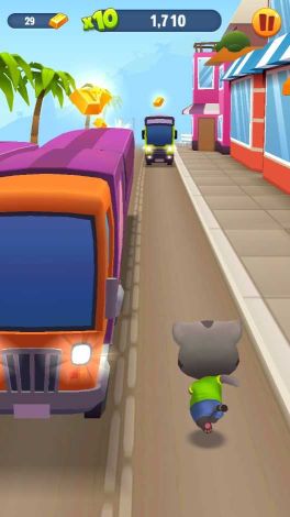 汤姆猫跑酷内置菜单MOD(Talking Tom Gold Run)